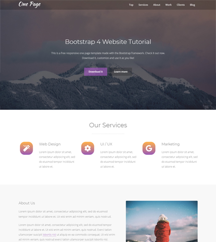 tutorial build websites